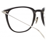 Linda Farrow - Linear Wright Rectangular Optical Glasses in Black - LF07C2OPT - Linda Farrow Eyewear