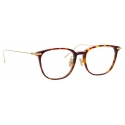 Linda Farrow - Linear Wright Rectangular Optical Glasses in Tortoiseshell - LF07C3OPT - Linda Farrow Eyewear