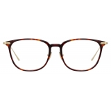 Linda Farrow - Linear Wright Rectangular Optical Glasses in Tortoiseshell - LF07C3OPT - Linda Farrow Eyewear