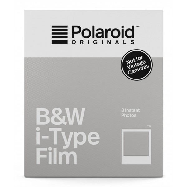 Polaroid Originals - Pellicole in Bianco e Nero per iType - Frame Bianco Classico - Film per Polaroid Camera i-Type - OneStep 2