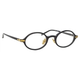 Linda Farrow - Occhiali da Vista Linear Eaves A Ovale in Nero - LF11AC1OPT - Linda Farrow Eyewear