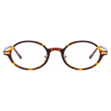 Linda Farrow - Linear Eaves A Oval Optical Glasses in Tortoiseshell - LF11AC2OPT - Linda Farrow Eyewear