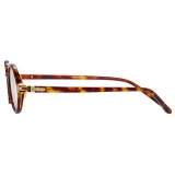 Linda Farrow - Linear Eaves A Oval Optical Glasses in Tortoiseshell - LF11AC2OPT - Linda Farrow Eyewear