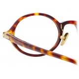 Linda Farrow - Linear Eaves A Oval Optical Glasses in Tortoiseshell - LF11AC2OPT - Linda Farrow Eyewear