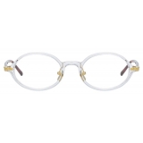 Linda Farrow - Linear Eaves A Oval Optical Glasses in Clear - LF11AC3OPT - Linda Farrow Eyewear