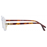 Linda Farrow - Linear Eaves A Oval Optical Glasses in Clear - LF11AC3OPT - Linda Farrow Eyewear