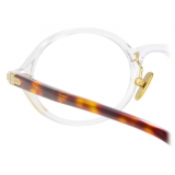 Linda Farrow - Linear Eaves A Oval Optical Glasses in Clear - LF11AC3OPT - Linda Farrow Eyewear