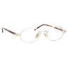 Linda Farrow - Occhiali da Vista Linear Eaves Ovale in Chiaro - LF11C3OPT - Linda Farrow Eyewear