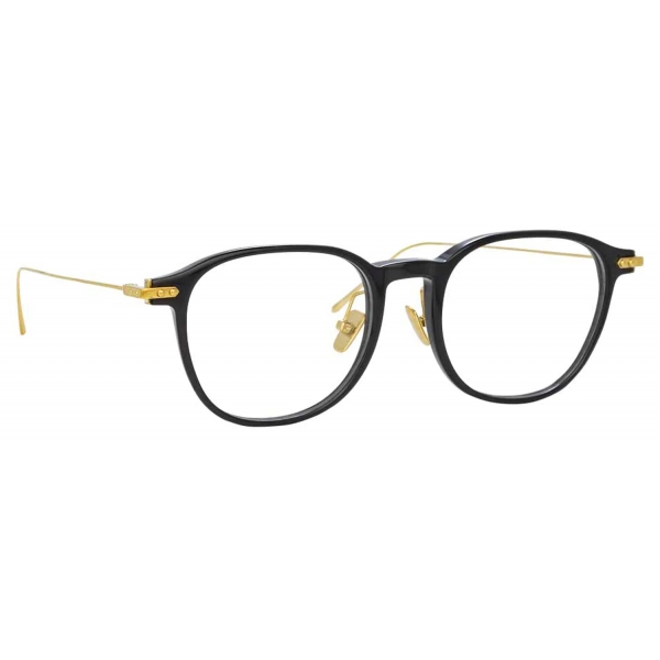 Linda Farrow - Linear Meier A D-Frame Optical Glasses in Black - LF16AC1OPT - Linda Farrow Eyewear