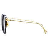 Linda Farrow - Linear Meier A D-Frame Optical Glasses in Black - LF16AC1OPT - Linda Farrow Eyewear