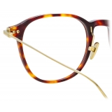 Linda Farrow - Linear Meier A D-Frame Optical Glasses in Tortoiseshell - LF16AC3OPT - Linda Farrow Eyewear