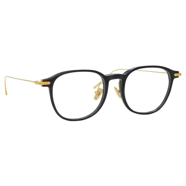 Linda Farrow - Linear Meier D-Frame Optical Glasses in Black - LF16C1OPT - Linda Farrow Eyewear