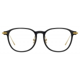 Linda Farrow - Linear Meier D-Frame Optical Glasses in Black - LF16C1OPT - Linda Farrow Eyewear
