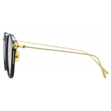 Linda Farrow - Linear Meier D-Frame Optical Glasses in Black - LF16C1OPT - Linda Farrow Eyewear