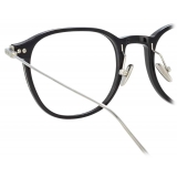 Linda Farrow - Linear Meier D-Frame Optical Glasses in Black - LF16C2OPT - Linda Farrow Eyewear