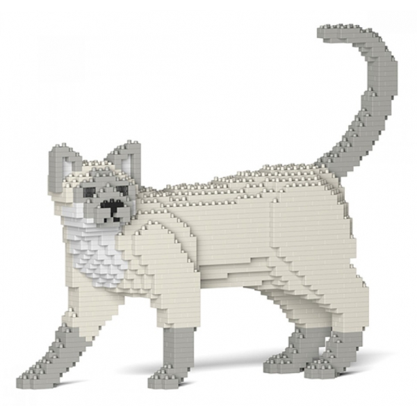 Jekca - Tonkinese Cat 02S-M02 - Lego - Scultura - Costruzione - 4D - Animali di Mattoncini - Toys