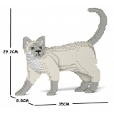 Jekca - Tonkinese Cat 02S-M02 - Lego - Sculpture - Construction - 4D - Brick Animals - Toys