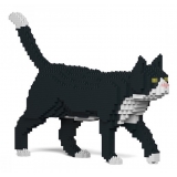 Jekca - Tuxedo Cat 02S - Lego - Scultura - Costruzione - 4D - Animali di Mattoncini - Toys