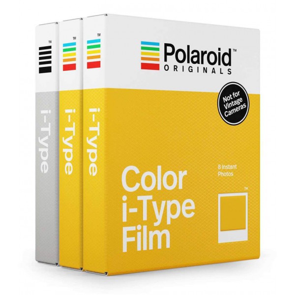 Polaroid Originals - Triple Pack for iType - Classic White Frame - Core Film for Polaroid Originals i-Type Cameras - OneStep 2