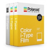 Polaroid Originals - Pacco Triplo Pellicole per iType - Frame Bianco Classico - Core Film per Polaroid Camera i-Type - OneStep 2