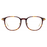 Linda Farrow - Occhiali da Vista Linear Meier D-Frame in Tartaruga - LF16C3OPT - Linda Farrow Eyewear