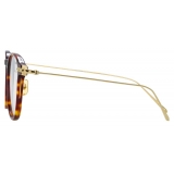 Linda Farrow - Linear Meier D-Frame Optical Glasses in Tortoiseshell - LF16C3OPT - Linda Farrow Eyewear