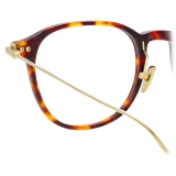 Linda Farrow - Linear Meier D-Frame Optical Glasses in Tortoiseshell - LF16C3OPT - Linda Farrow Eyewear