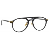 Linda Farrow - Linear Ando A Aviator Optical Glasses in Black - LF23AC1OPT - Linda Farrow Eyewear