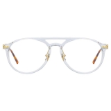 Linda Farrow - Occhiali da Vista Aviatore Linear Ando in Chiaro - LF23C4OPT - Linda Farrow Eyewear