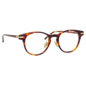 Linda Farrow - Occhiali da Vista Linear Bay D-Frame in Tartaruga - LF25C2OPT - Linda Farrow Eyewear