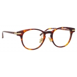 Linda Farrow - Occhiali da Vista Linear Bay D-Frame in Tartaruga - LF25C2OPT - Linda Farrow Eyewear