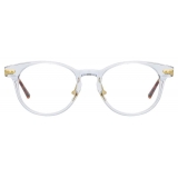 Linda Farrow - Occhiali da Vista Linear Bay D-Frame in Chiaro - LF25C4OPT - Linda Farrow Eyewear