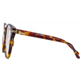 Linda Farrow - Occhiali da Vista Linear Arch A Cat Eye in Tartaruga - LF26AC2OPT - Linda Farrow Eyewear