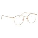 Linda Farrow - SImon Square Optical Glasses in Rose Gold - LFL479C8OPT - Linda Farrow Eyewear