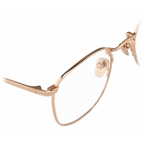 Linda Farrow - Occhiali da Vista Quadrati Simon in Oro Rosa - LFL479C8OPT - Linda Farrow Eyewear