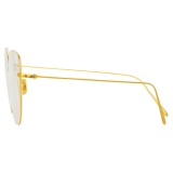 Linda Farrow - Occhiali da Vista Maya Cat Eye in Oro Giallo - LF38C1OPT - Linda Farrow Eyewear