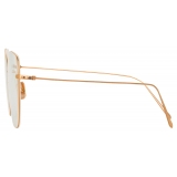 Linda Farrow - Occhiali da Vista Maya Cat Eye in Oro Rosa - LF38C3OPT - Linda Farrow Eyewear