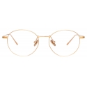 Linda Farrow - Mayne Oval Optical Glasses in Rose Gold - LF33C3OPT - Linda Farrow Eyewear