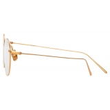 Linda Farrow - Occhiali da Vista Mayne Ovale in Oro Rosa - LF33C3OPT - Linda Farrow Eyewear