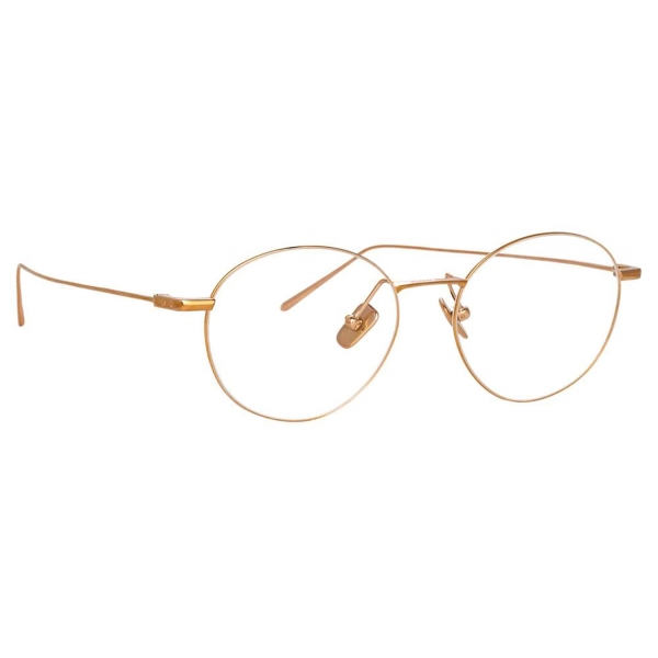 Linda Farrow - Mayne A Oval Optical Glasses in Rose Gold - LF33AC3OPT - Linda Farrow Eyewear