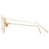 Linda Farrow - Mayne A Oval Optical Glasses in Rose Gold - LF33AC3OPT - Linda Farrow Eyewear