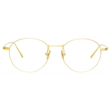 Linda Farrow - Occhiali da Vista Mayne A Ovale in Oro Giallo - LF33AC1OPT - Linda Farrow Eyewear