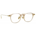 Linda Farrow - Meier D-Frame Optical Glasses in Brown - LF16C11OPT - Linda Farrow Eyewear