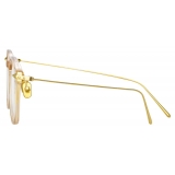 Linda Farrow - Meier D-Frame Optical Glasses in Brown - LF16C11OPT - Linda Farrow Eyewear