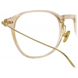 Linda Farrow - Meier D-Frame Optical Glasses in Brown - LF16C11OPT - Linda Farrow Eyewear