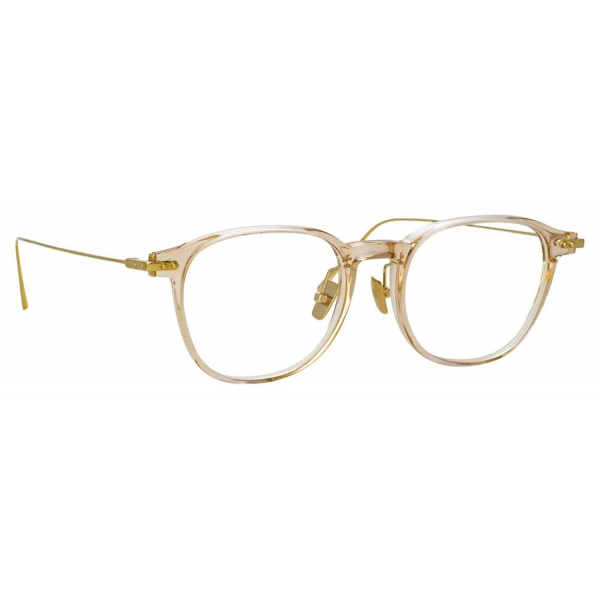 Linda Farrow - Meier D-Frame Optical Glasses in Brown - LF16AC11OPT - Linda Farrow Eyewear