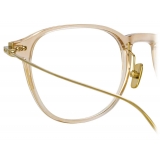 Linda Farrow - Meier D-Frame Optical Glasses in Brown - LF16AC11OPT - Linda Farrow Eyewear