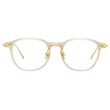 Linda Farrow - Meier D-Frame Optical Glasses in Clear - Linda Farrow Eyewear