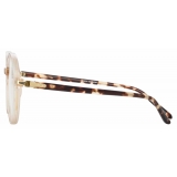 Linda Farrow - Merrick A Oval Optical Glasses in Ash - LF51AC5OPT - Linda Farrow Eyewear