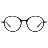 Linda Farrow - Merrick A Oval Optical Glasses in Black - LF51AC1OPT - Linda Farrow Eyewear